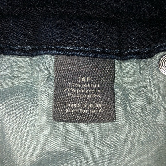 ECU The Limited Bootcut Dark Wash Jeans Size 14P - Picture 6 of 8